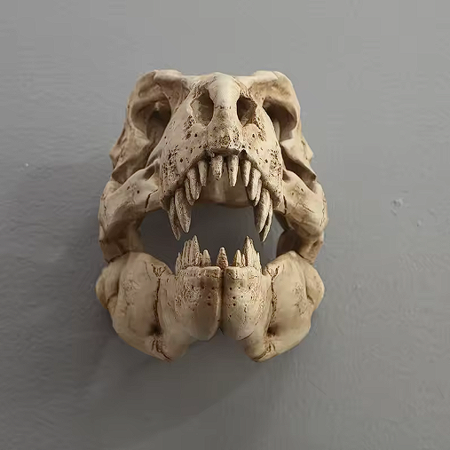 Colgante de Pared de Cabeza/Cráneo de Dinosaurio Fósil Estilo Retro