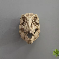 Colgante de Pared de Cabeza/Cráneo de Dinosaurio Fósil Estilo Retro